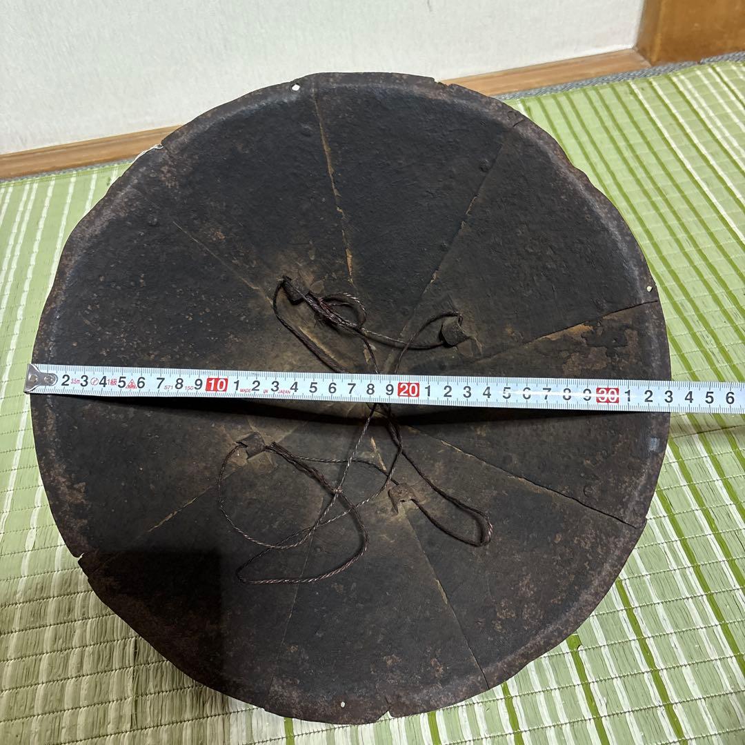 陣笠　サムライ　武具　帽子　戦国　工芸品　骨董品　時代物　鉄製