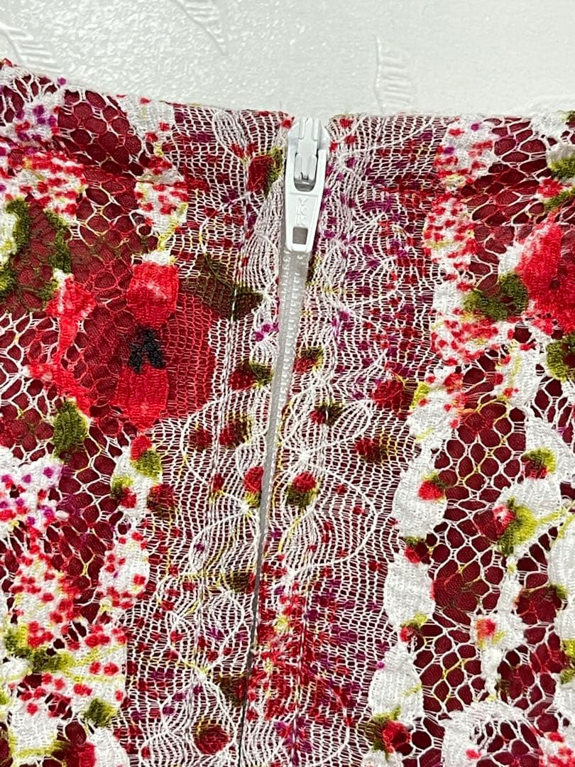 フラメンコ　ダンス衣装　トップス　スカート セットアップ　ドレス　薔薇柄