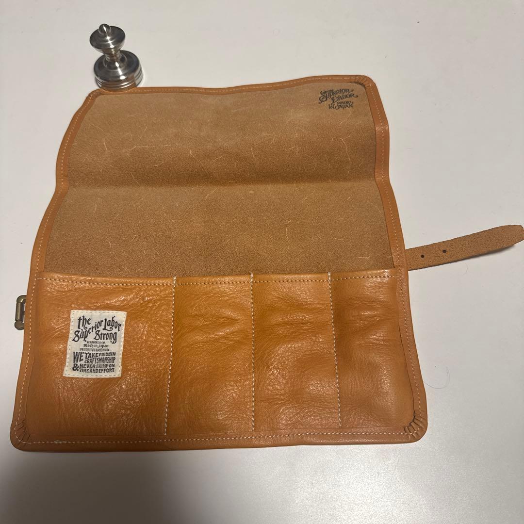THE SUPERIOR LABOR シュペリオール レイバー レザーペンケース