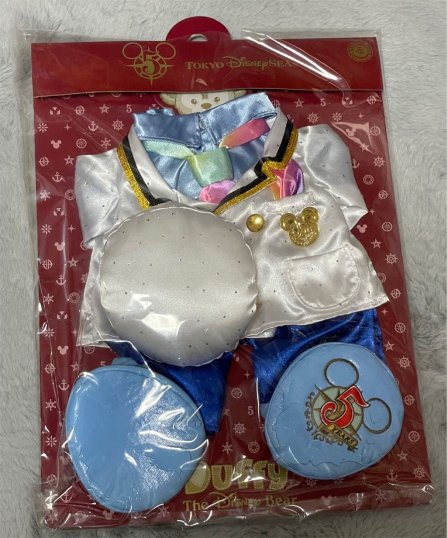 【新品未使用】ダッフィー　 ディズニーシー　5th 5周年 コスチューム