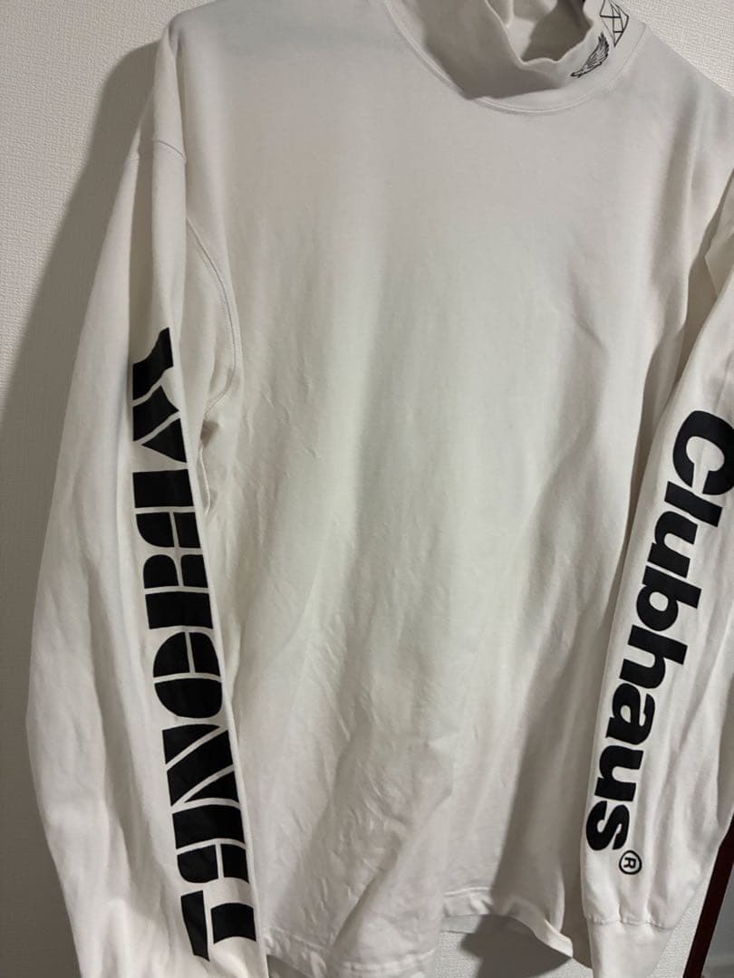 まなさと‼️CLUBHAUS クラブハウス　タングラム　モックネックシャツ
