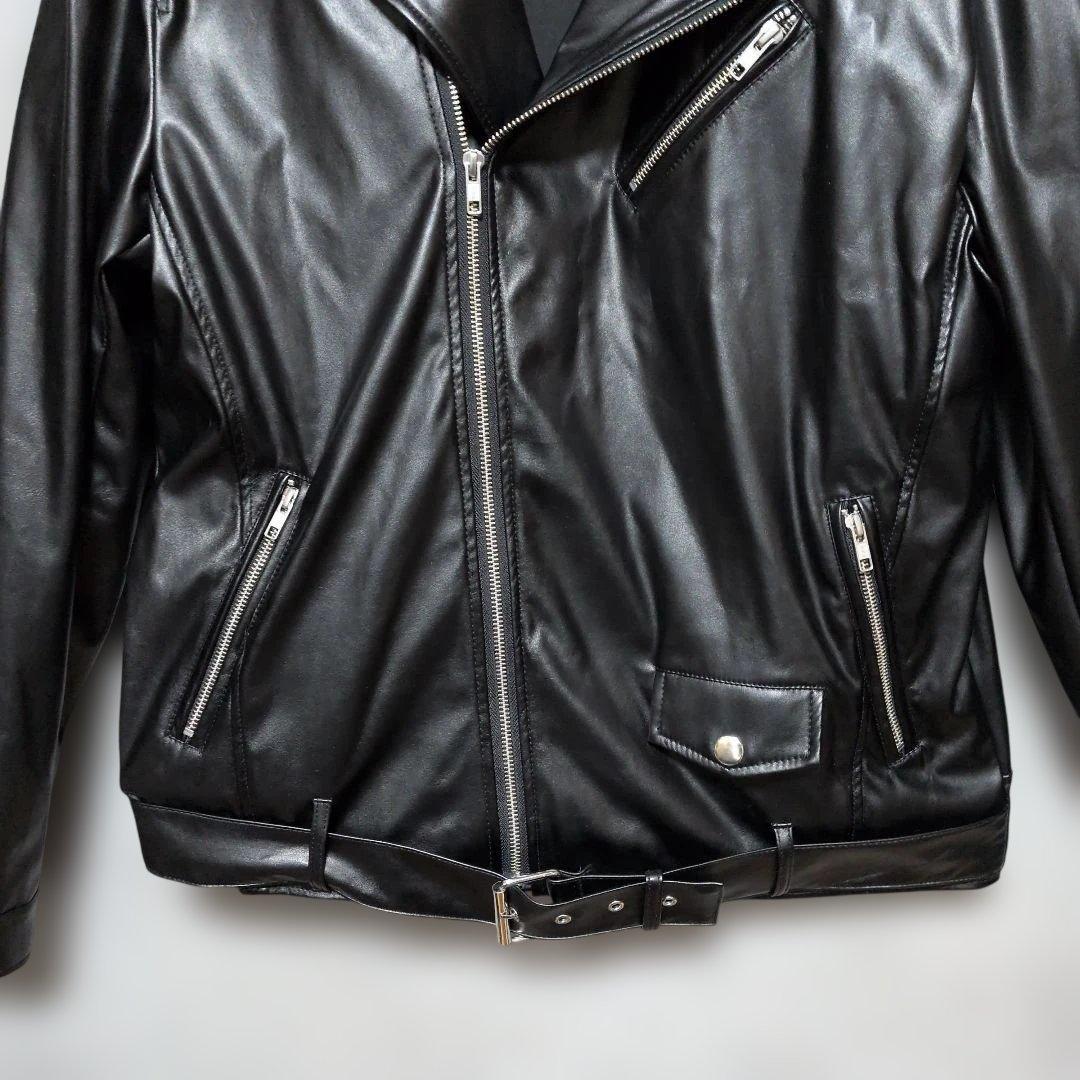 極美品　AEW 新日本プロレスジェイ・ホワイト　ダブルライダースジャケットXXL