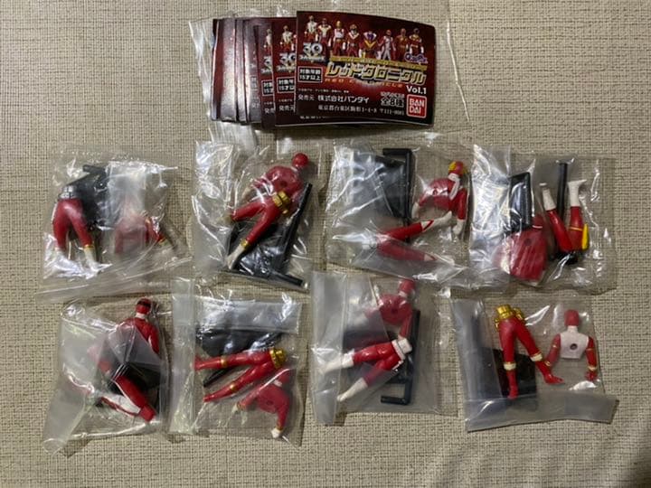 2006年スーパー戦隊ヒーローギャラリー レッドクロニクル全8種ゴレンジャー