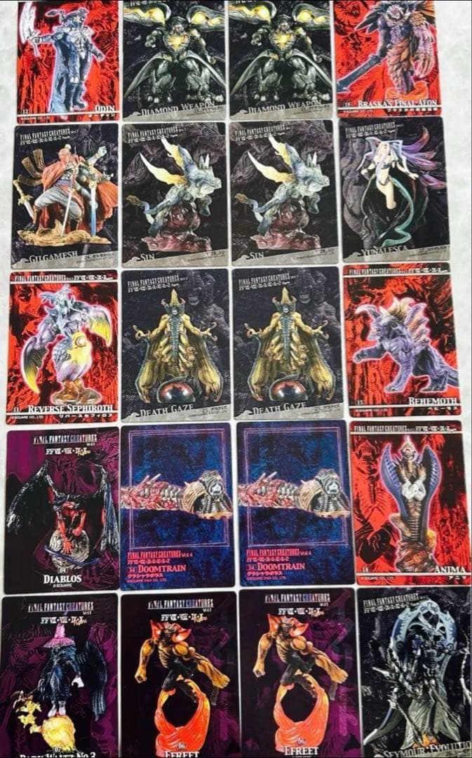 内袋未開封ファイナルファンタジークリーチャーズフルカラー20体15種