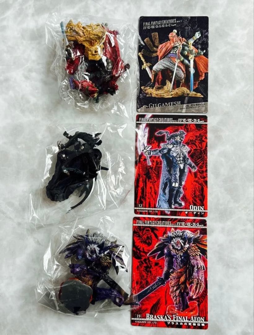 内袋未開封ファイナルファンタジークリーチャーズフルカラー20体15種