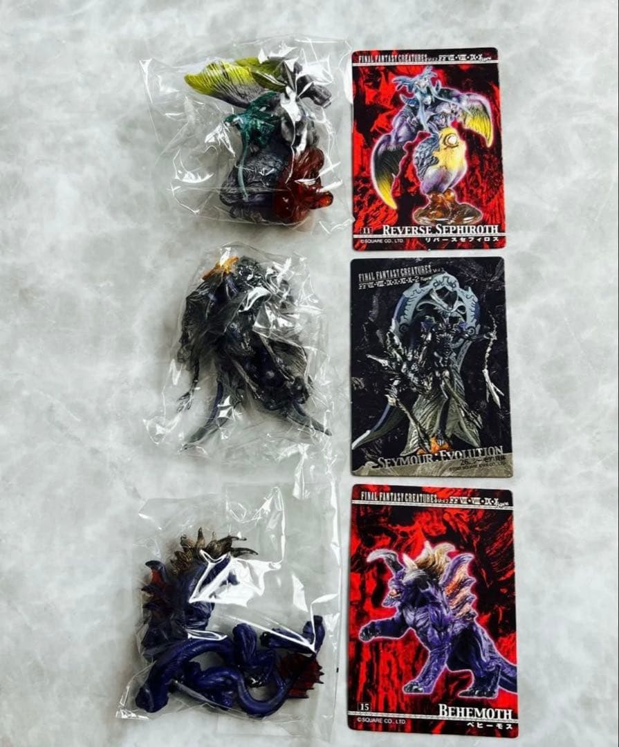 内袋未開封ファイナルファンタジークリーチャーズフルカラー20体15種