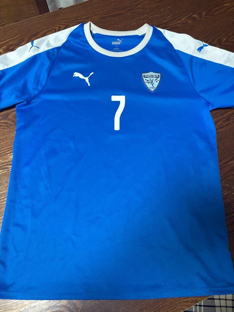 飯塚高校サッカー部試合ユニフォームPuma Lサイズサッカーウェア 2枚セット