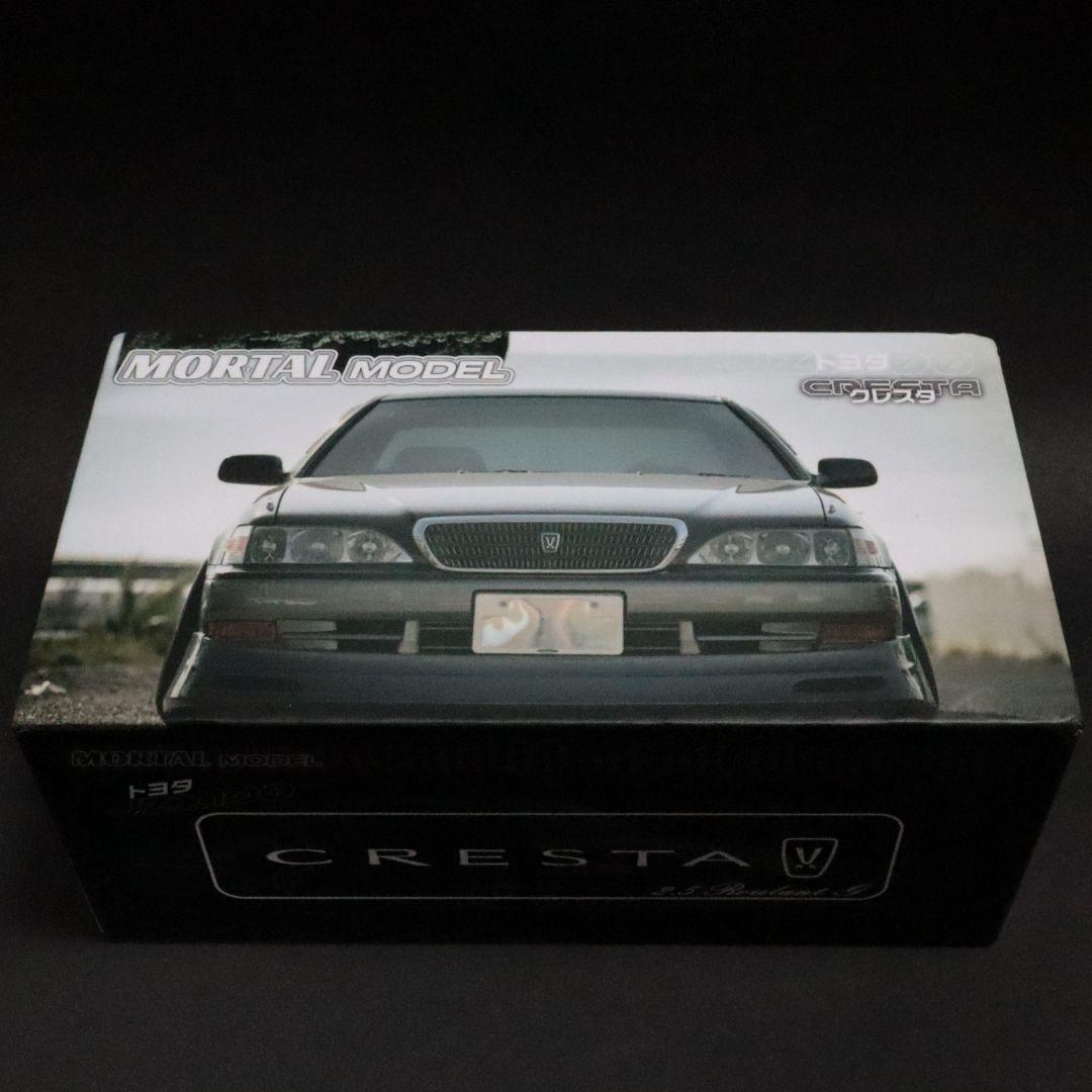 Mortal 1/64 トヨタ クレスタ 黒銀 JZX100 限定 エンジン再現