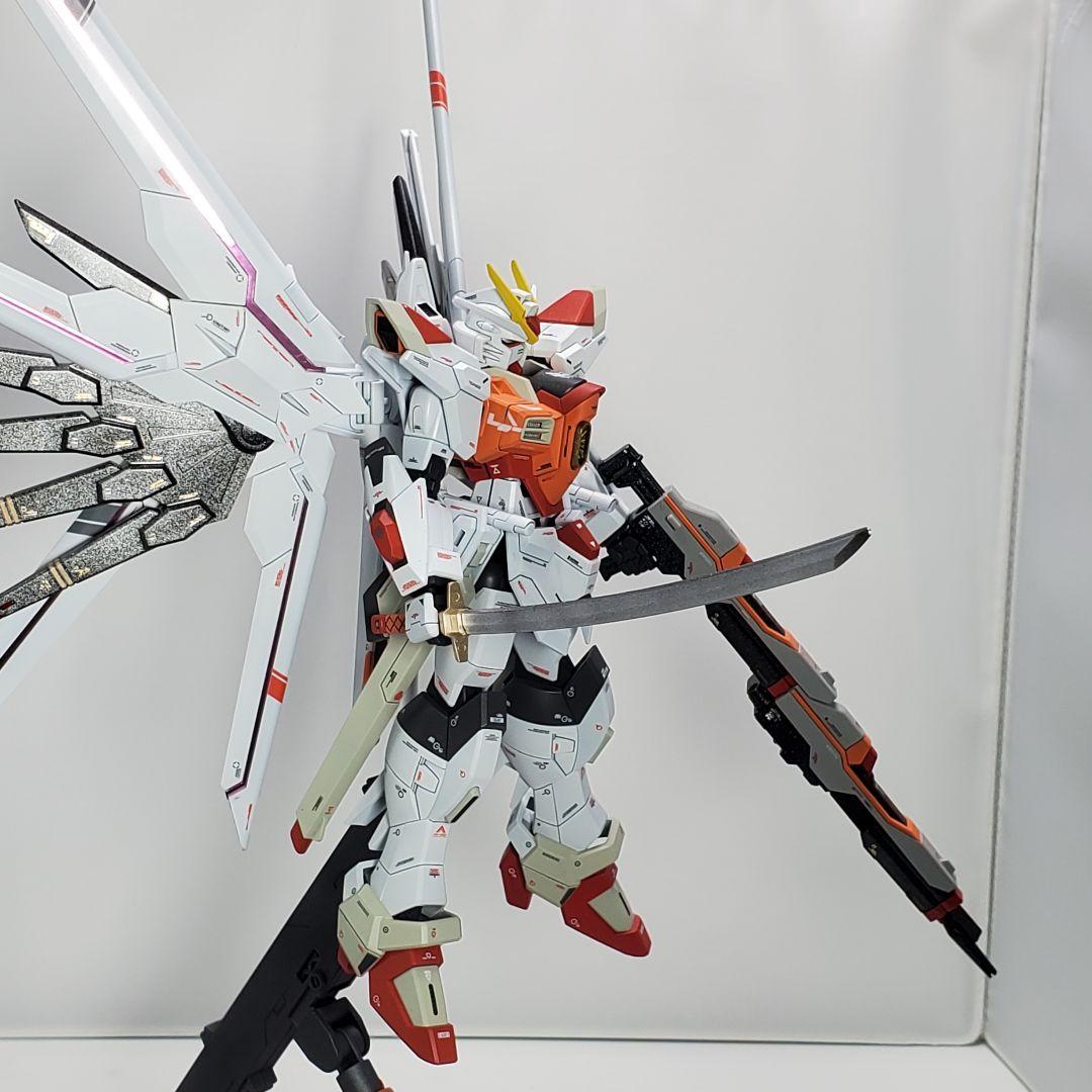 HG マイティーストライクフリーダムガンダム 塗装 完成品 ガンプラ