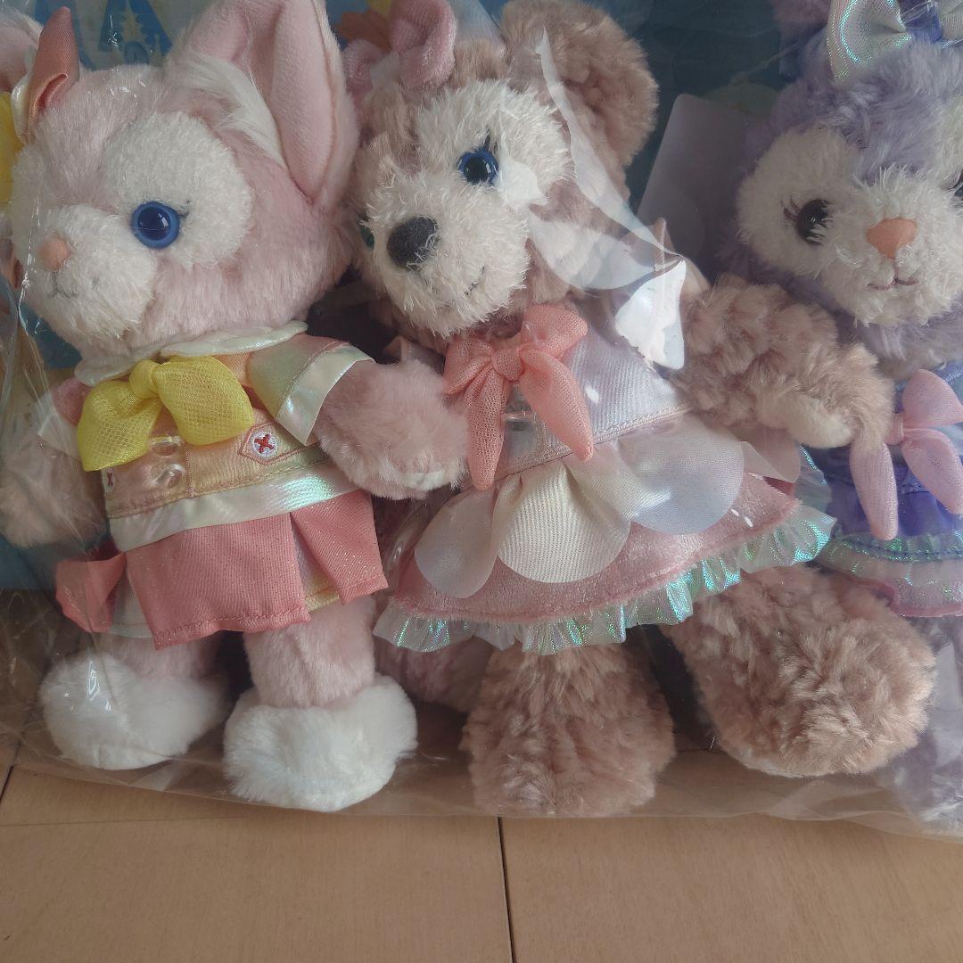 新品未開封★バケパ限定★カラフルハピネス★ダッフィー&フレンズポージープラッシー