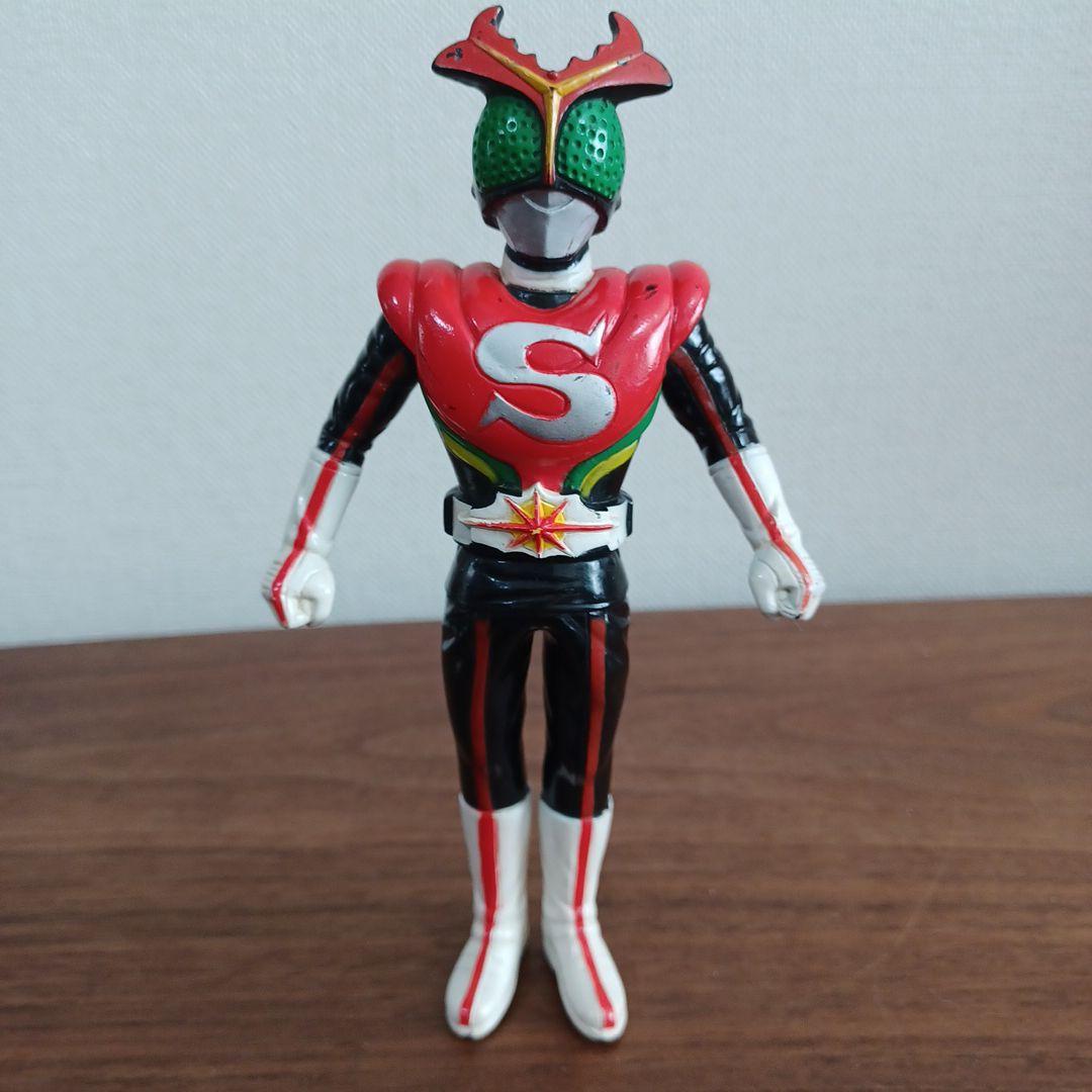 当時物　ポピー（バンダイ）製「仮面ライダー」希少ソフビフィギュア５体セット