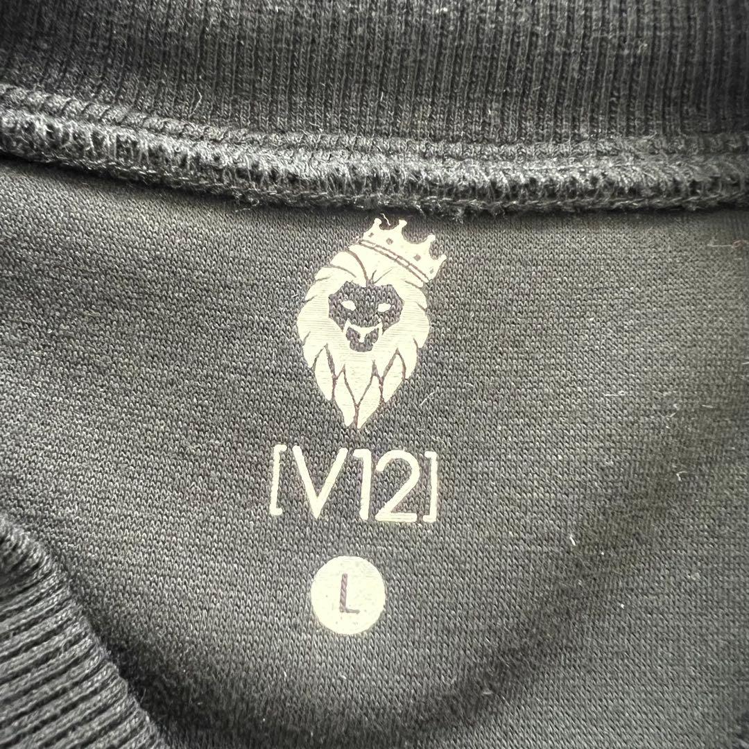 V12 ヴィトゥエルブ セットアップ　ダンボールニット　メンズ　ゴルフ　裏起毛