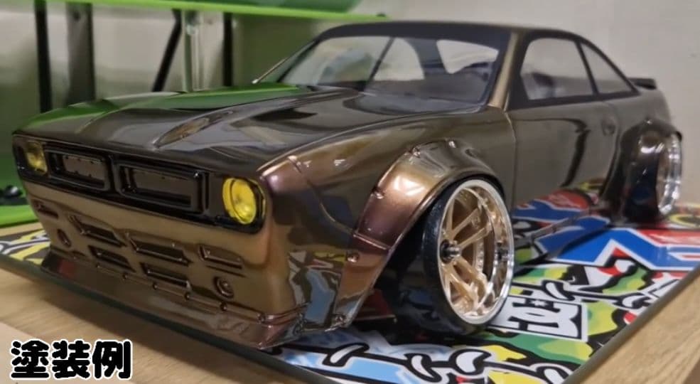 新品 無塗装 SILVIA S14 BOSS APLASTICS ラジドリボディ