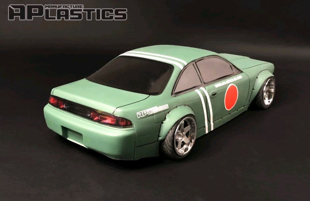 新品 無塗装 SILVIA S14 BOSS APLASTICS ラジドリボディ