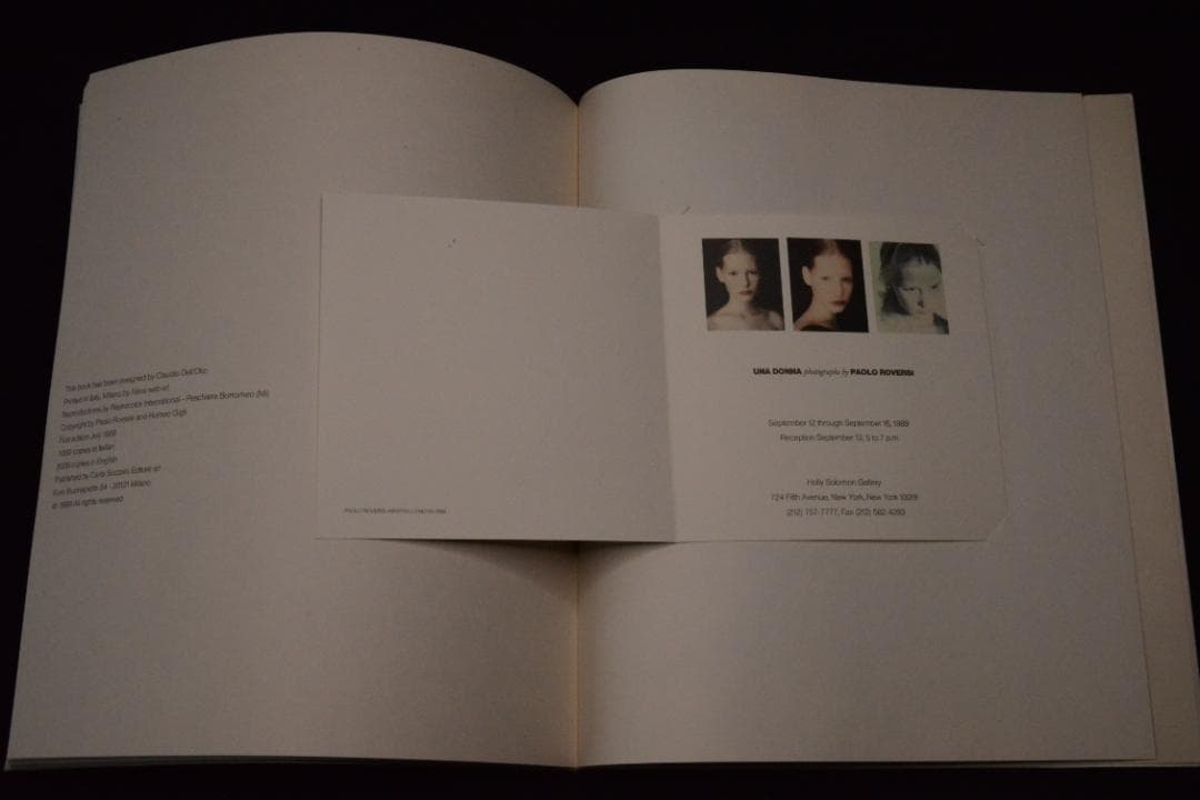 【Una Donna：Paolo Roversi】パオロ・ロベルシ 限定版