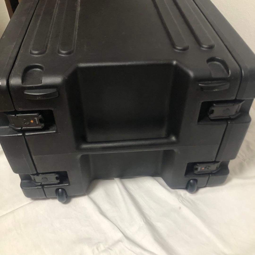 送料込★良品★SKB 8U ラックケース ラックキャリー ローリングラック 鍵付
