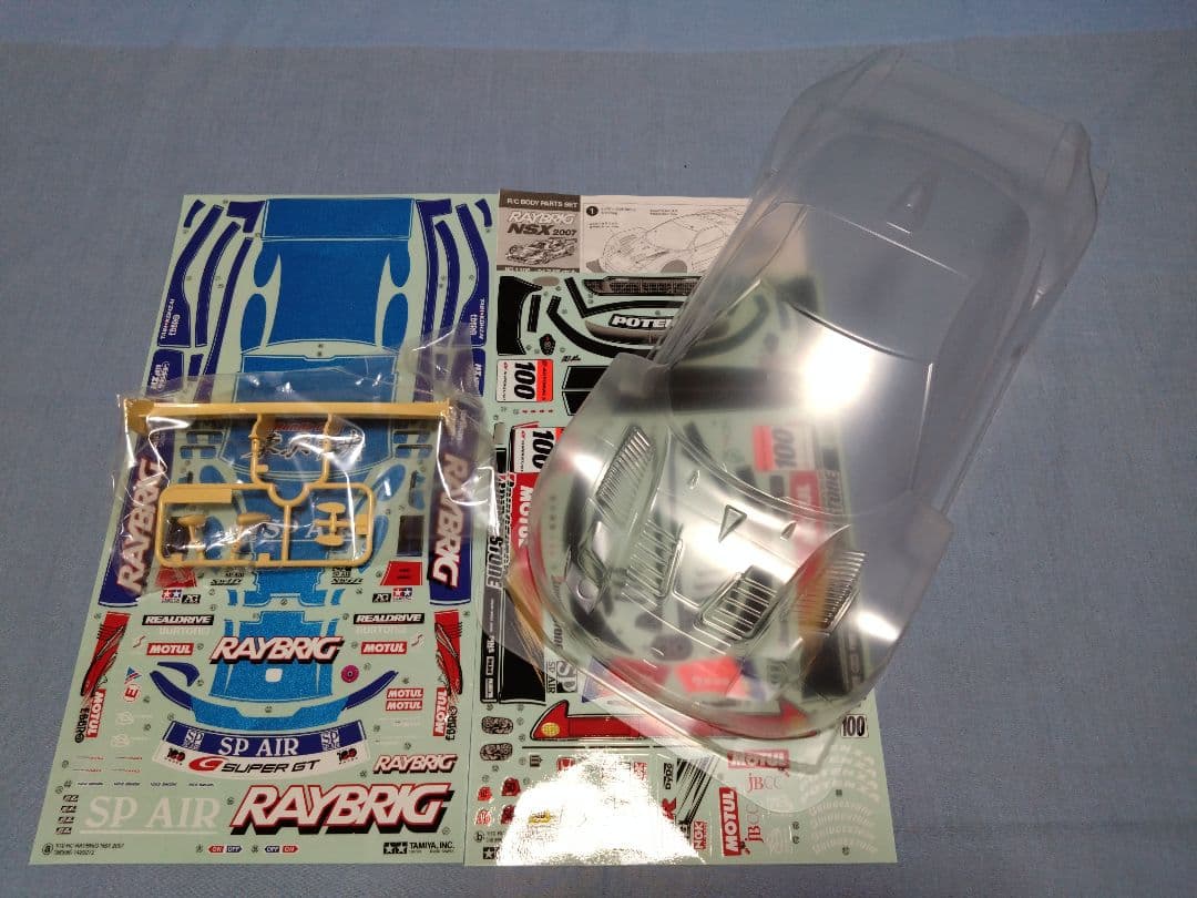 【限定特価】田宮 1/10 NSXボディの7種セット