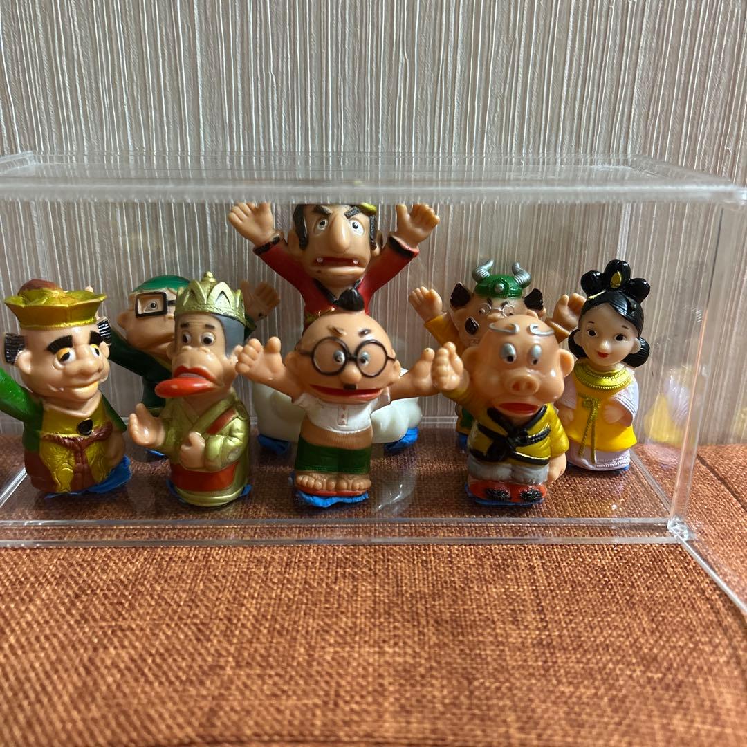 ザ・ドリフターズ 飛べ！孫悟空 指人形8体＋筋斗雲セット 昭和 激レア 当時物