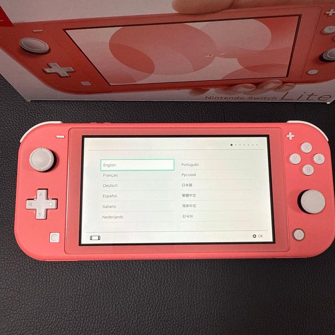 Nintendo Switch Lite ピンク 2024年製 付属品全てあり