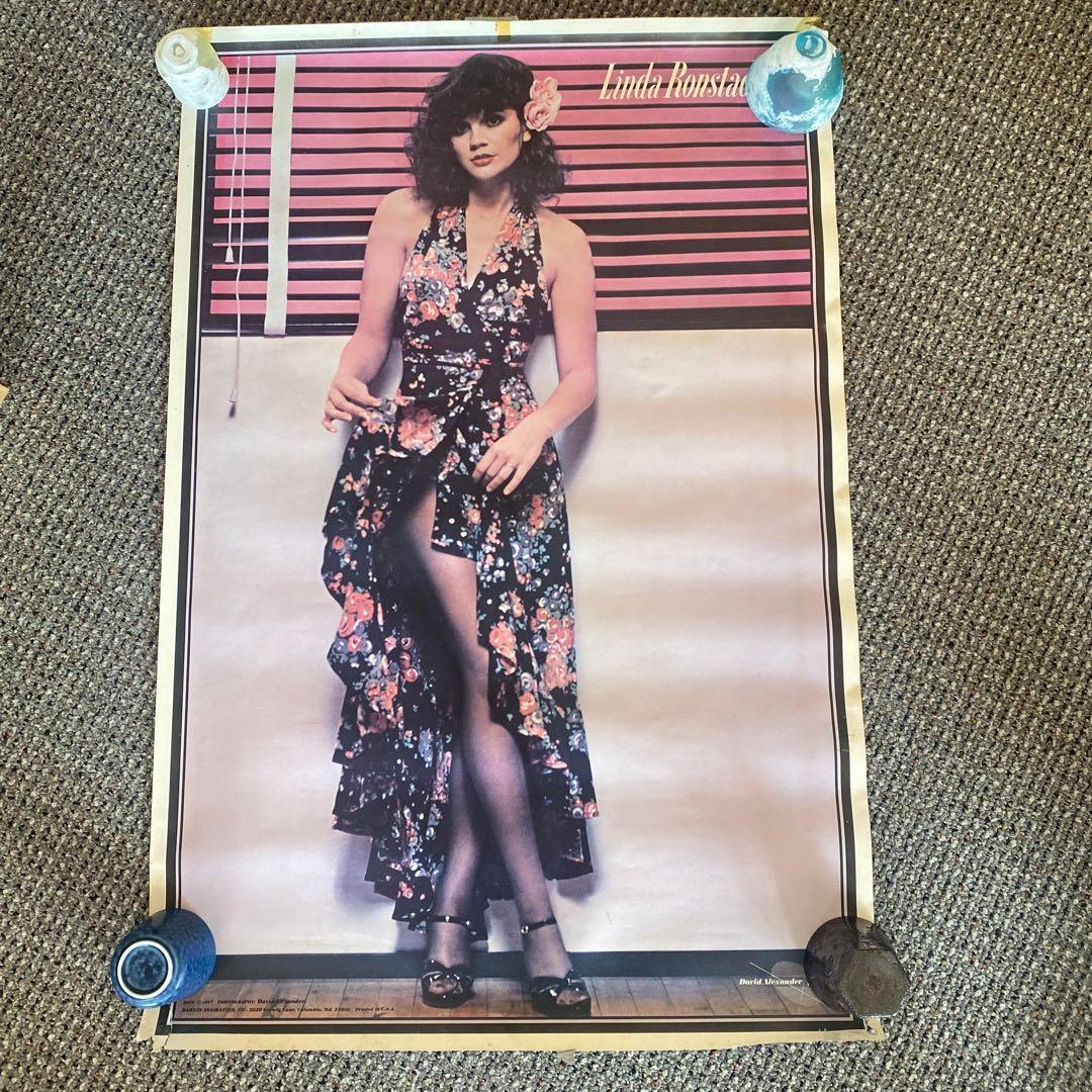リンダ・ロンシュタット　Linda Ronstadt ポスター　美脚　パンスト