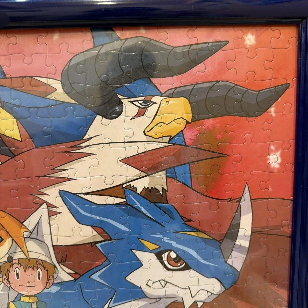 デジモンアドベンチャー 02 ジグソーパズル フレーム付き　完成品