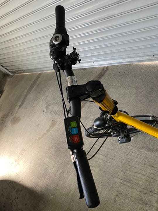 ハマー　電動アシスト付き自転車　黄色