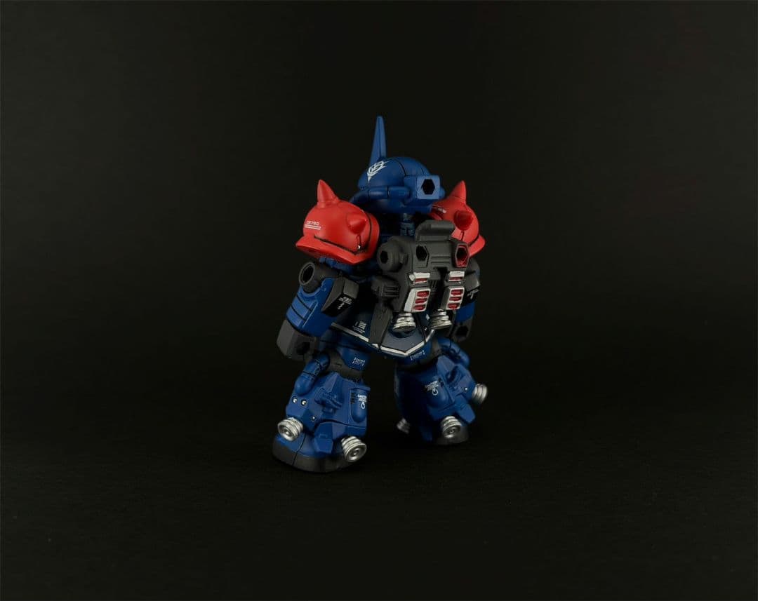 ぷ*。様 モビルスーツアンサンブル 高機動型ザクII(ニムバス専用機) 全塗装