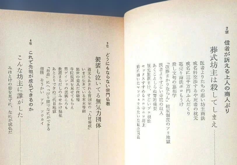 【貴重】坊主を殺せ寺こわせ―人の心を救う事を忘れた現代僧侶への告発状