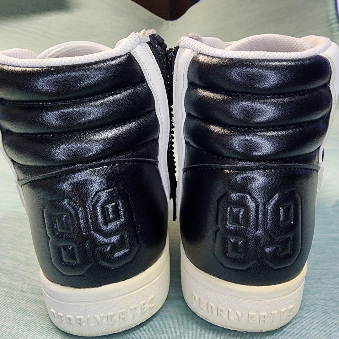 【美品】パーリーゲイツ ゴルフシューズ レディース ハイカット 23.5cm