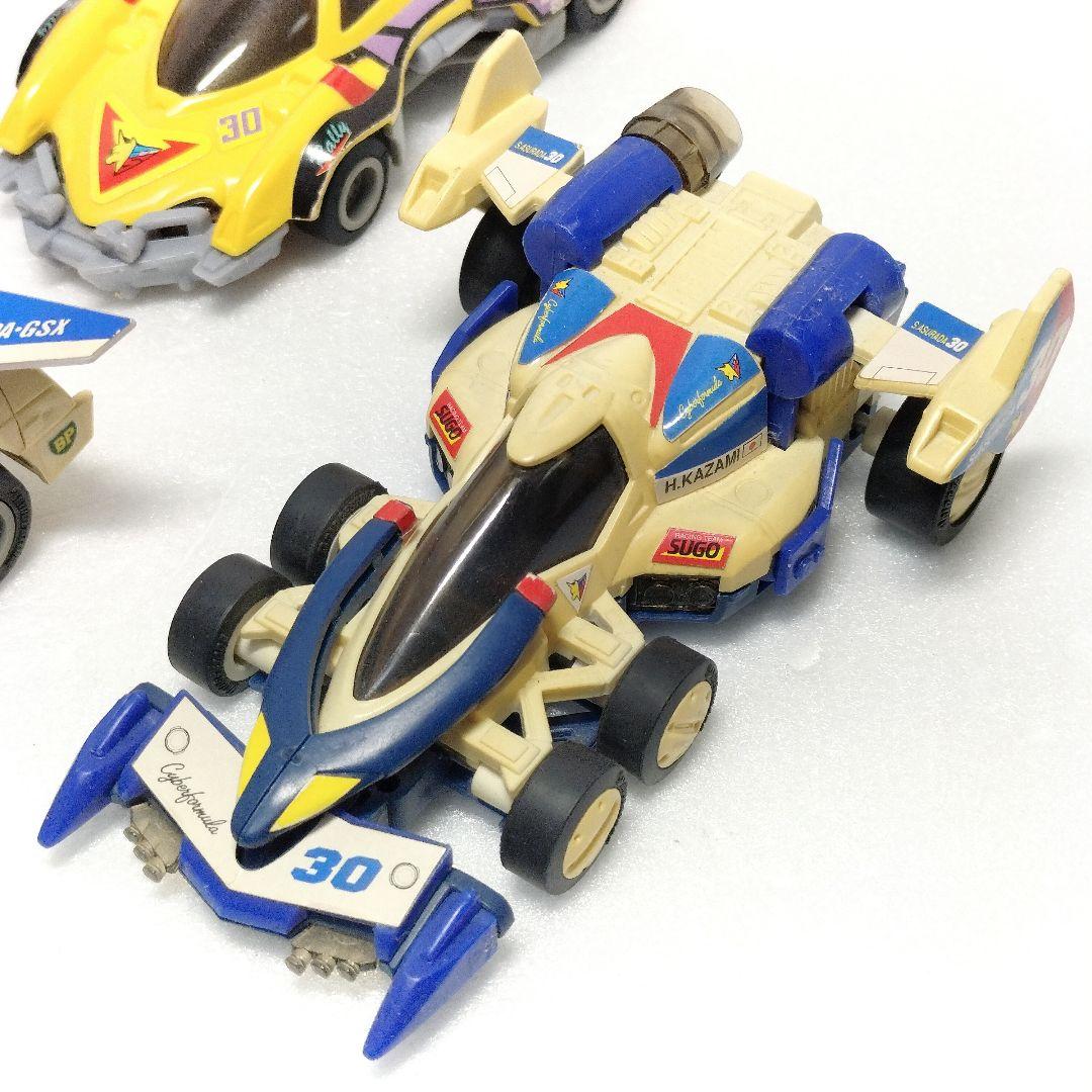 当時物 新世紀GPX サイバーフォーミュラ プルバックカー 4種 現状品