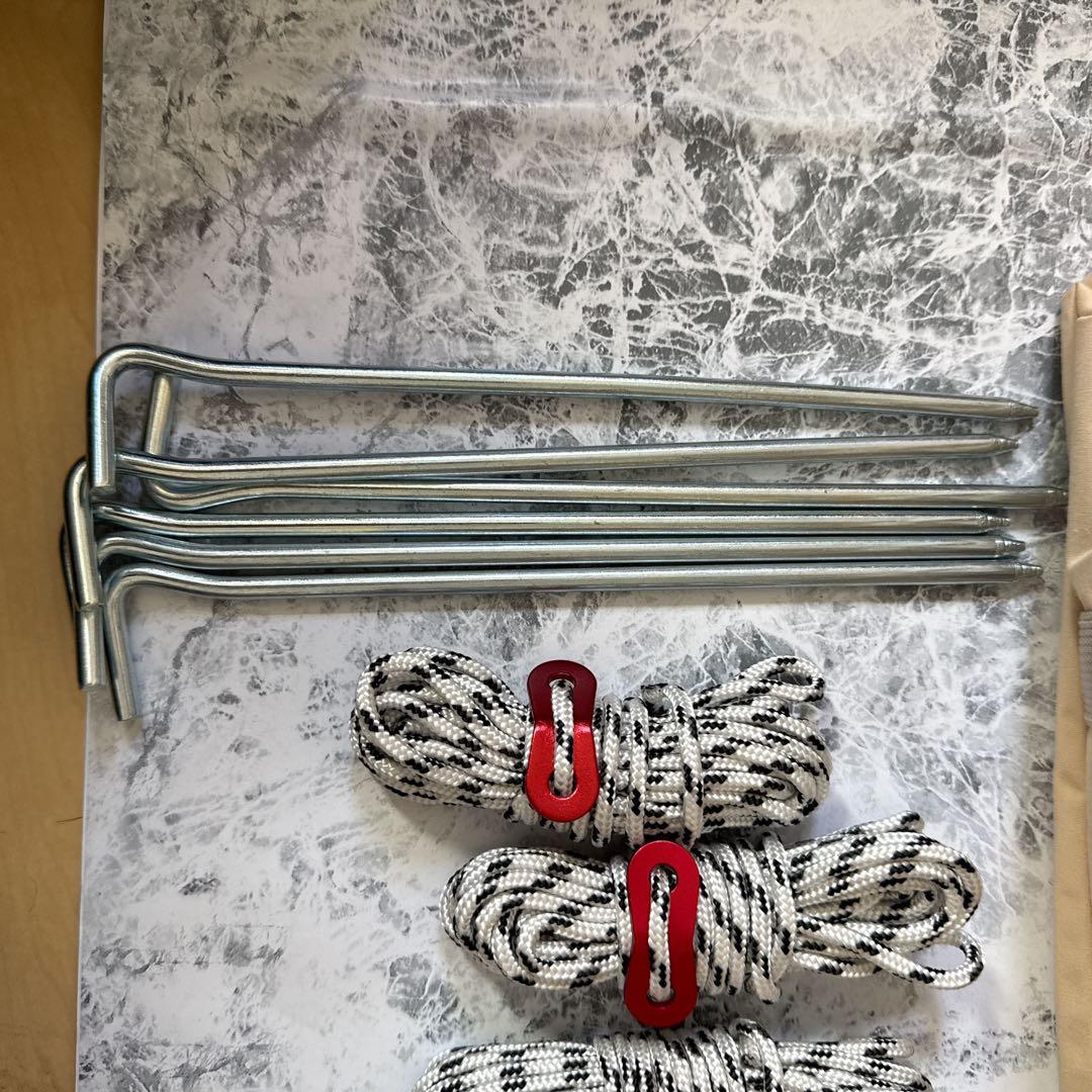 TOMOUNT キャンプ収納バッグ ベージュ