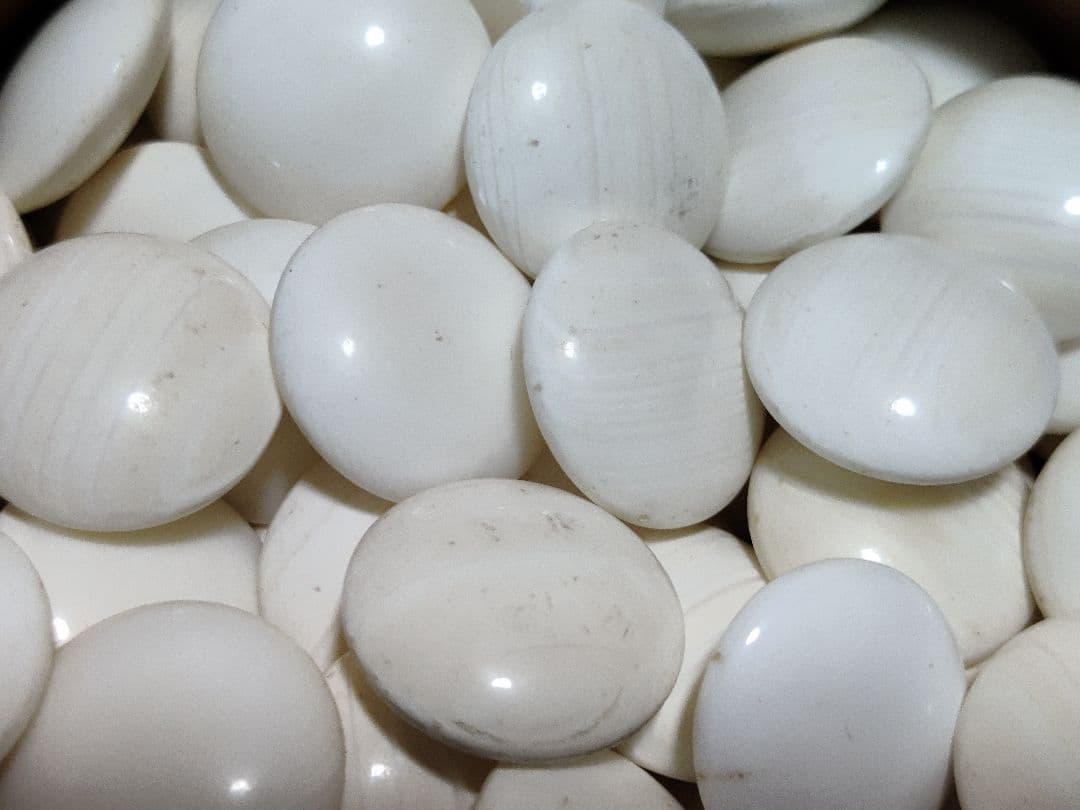 中村碁盤店謹製　木製囲碁盤＋天然碁石