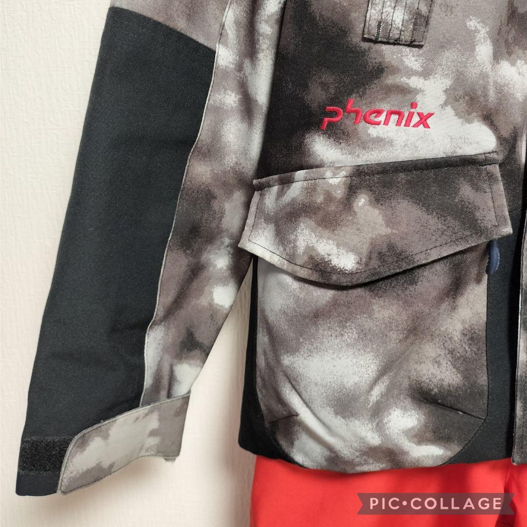 【美品】Phenix 140 カモフラスキーウェア 上下セット ジュニア 男の子