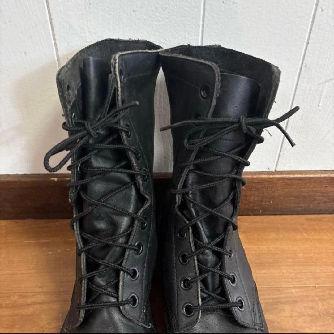 90s デッドストック　米軍　実物　オールレザーブーツ　26cm 送料無料