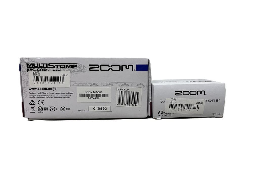 ◆ZOOM MULTISTOMP MS-60B ベースエフェクター 09105