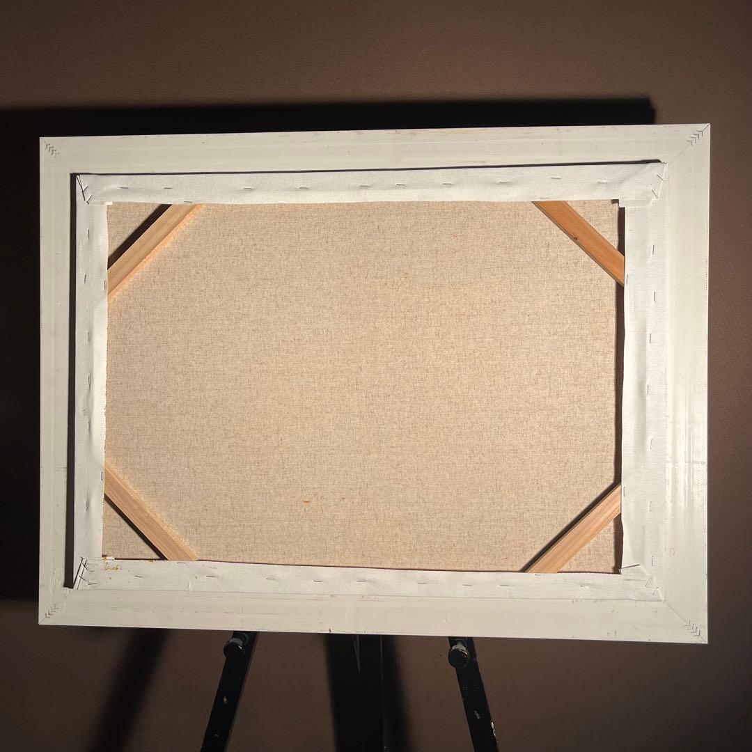 ★秀作★手描き油絵 クロード・モネ 睡蓮 額付 肉筆絵画 インテリア 油彩画