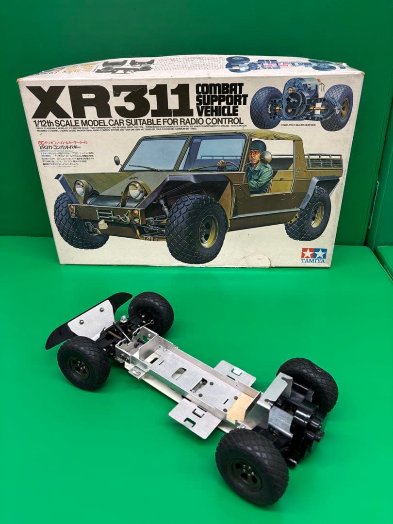 タミヤ当時物コンバットバギーXR311 RCカーキット　欠品あり
