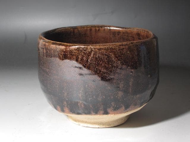 ☆　加藤唐九郎　瀬戸茶碗　松韻　雰囲気ある一品☆y455