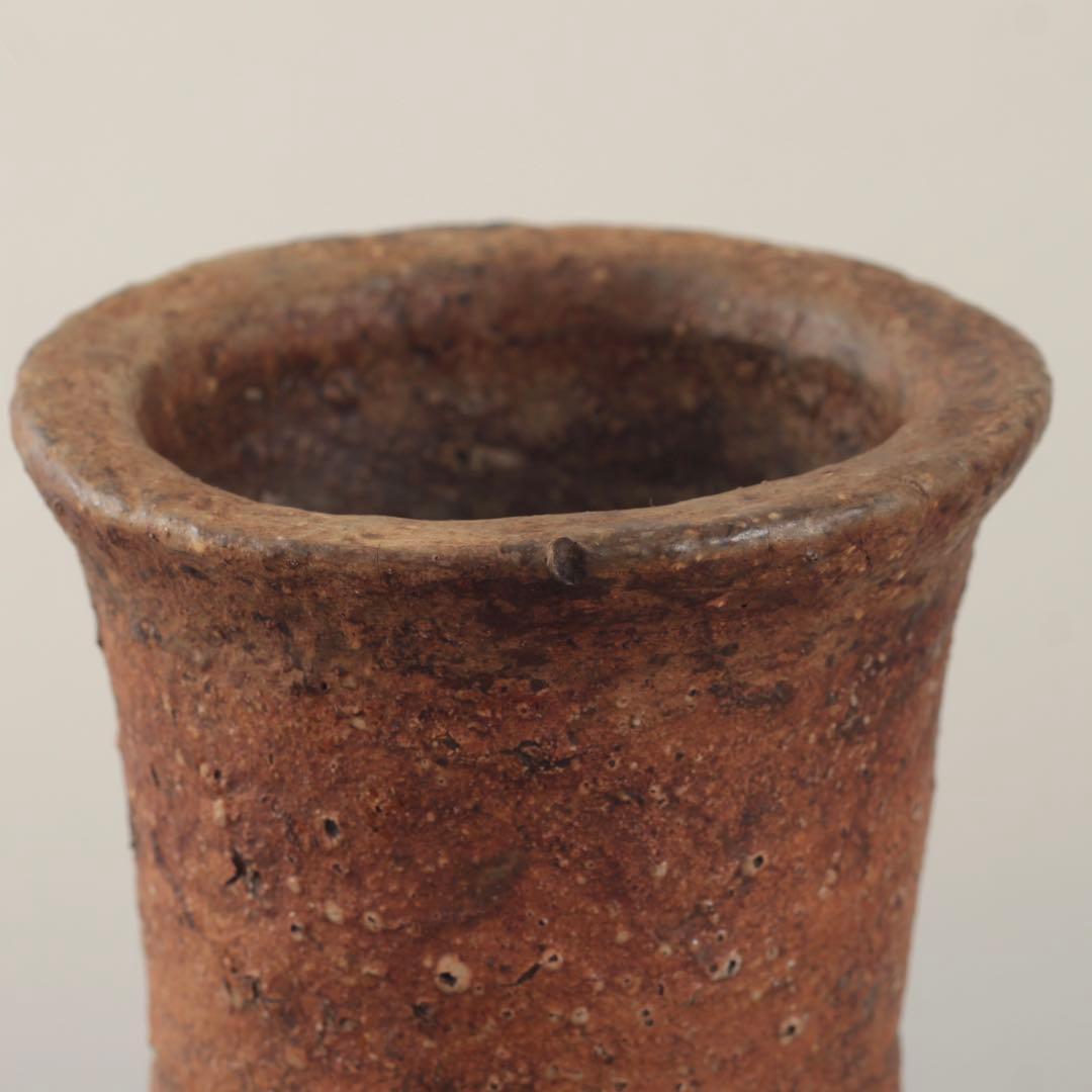 古信楽 旅枕 花入 花立 茶道具 江戸時代 古美術 古道具 アンティーク