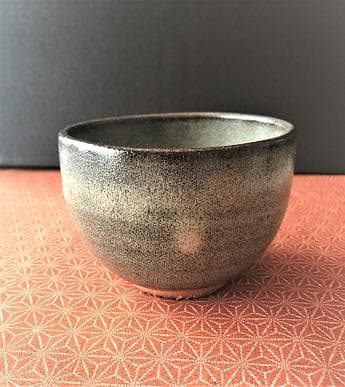 3066 抹茶茶碗・唐津茶盌・千峰苑・共箱＆栞