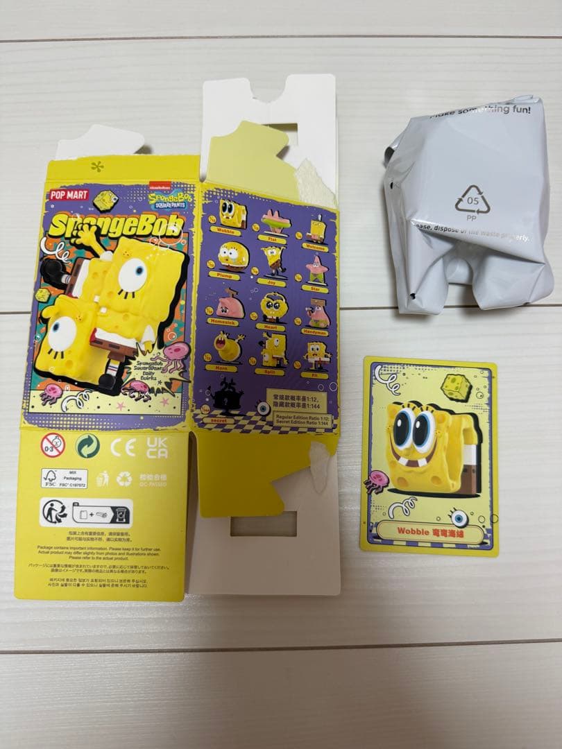 POP MART スポンジボブ　フィギュア　6つ　バラ売り可