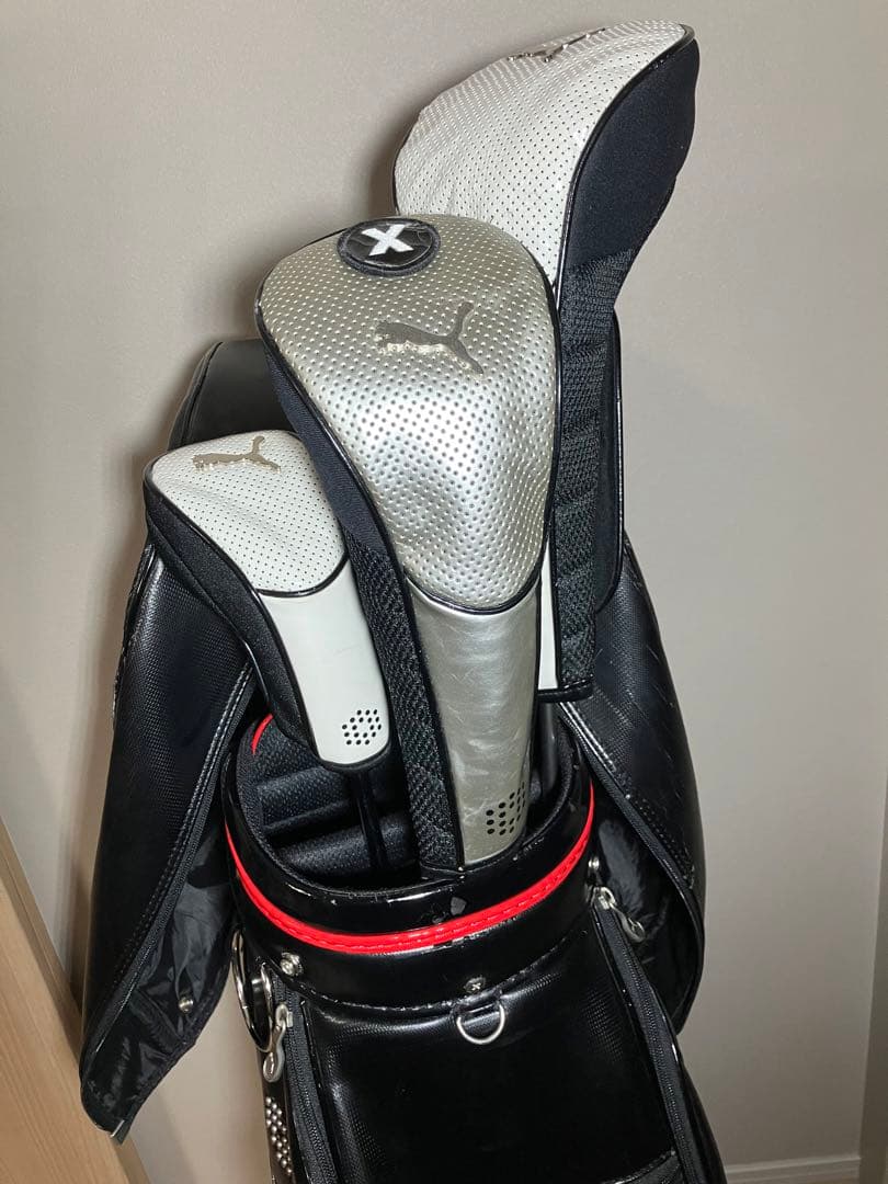 Puma キャディバッグ ブラック/レッド