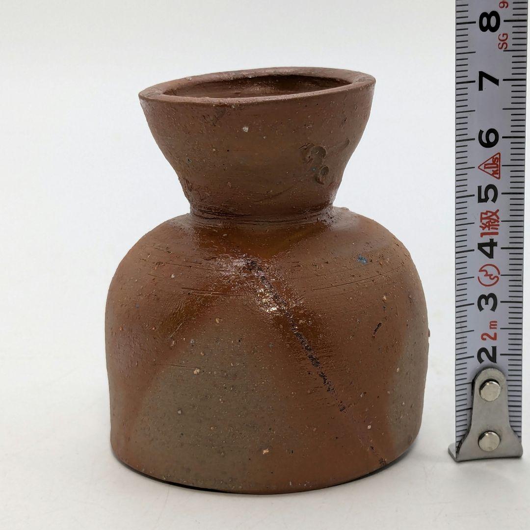 人間国宝 藤原啓 備前焼 馬上杯 共箱共布栞 酒器 食器 酒盃 酒杯 ぐい呑み