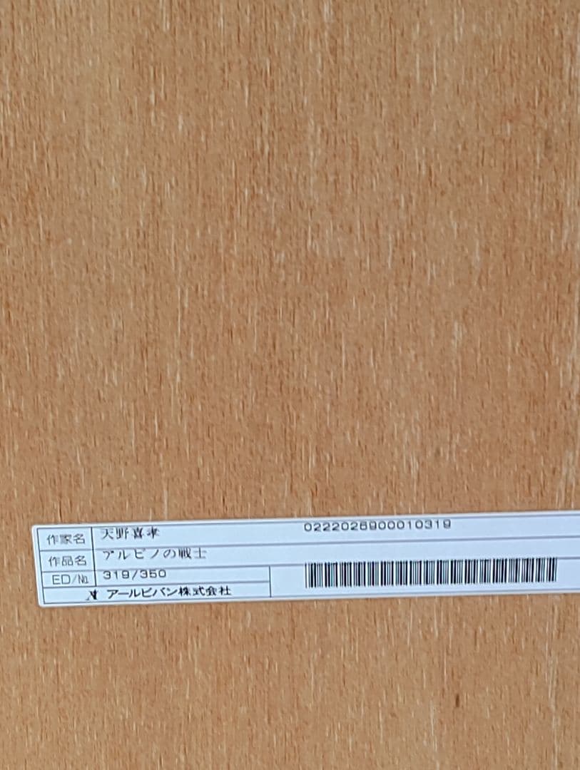 J*Y様 天野喜孝 アルビノの戦士 ミクスドメディア　319/350