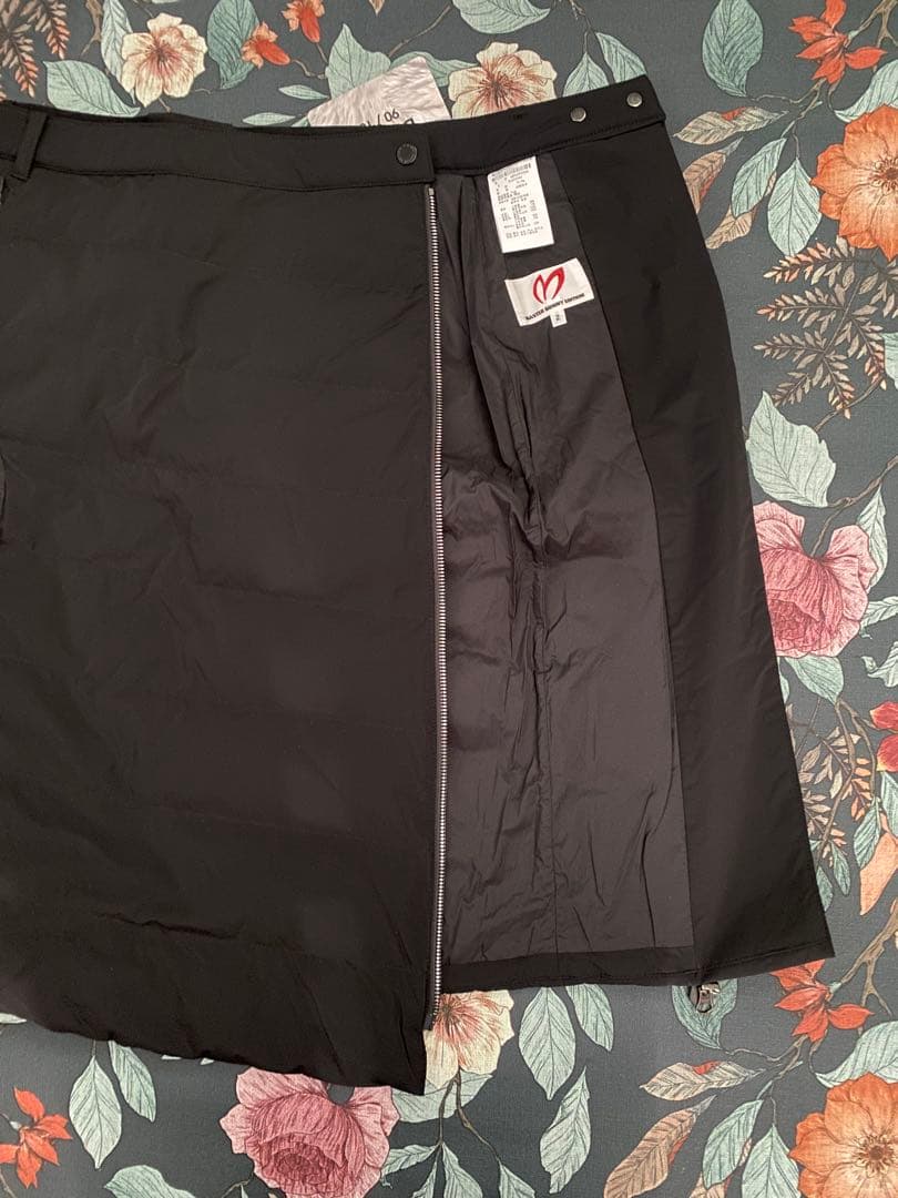 MASTER BUNNY EDITION ブラックダウンスカートサイズ2