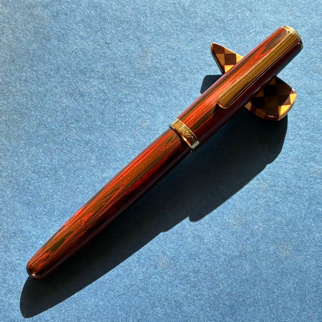 プラチナ　#3776 マーブルエボナイト　ジュピター　万年筆