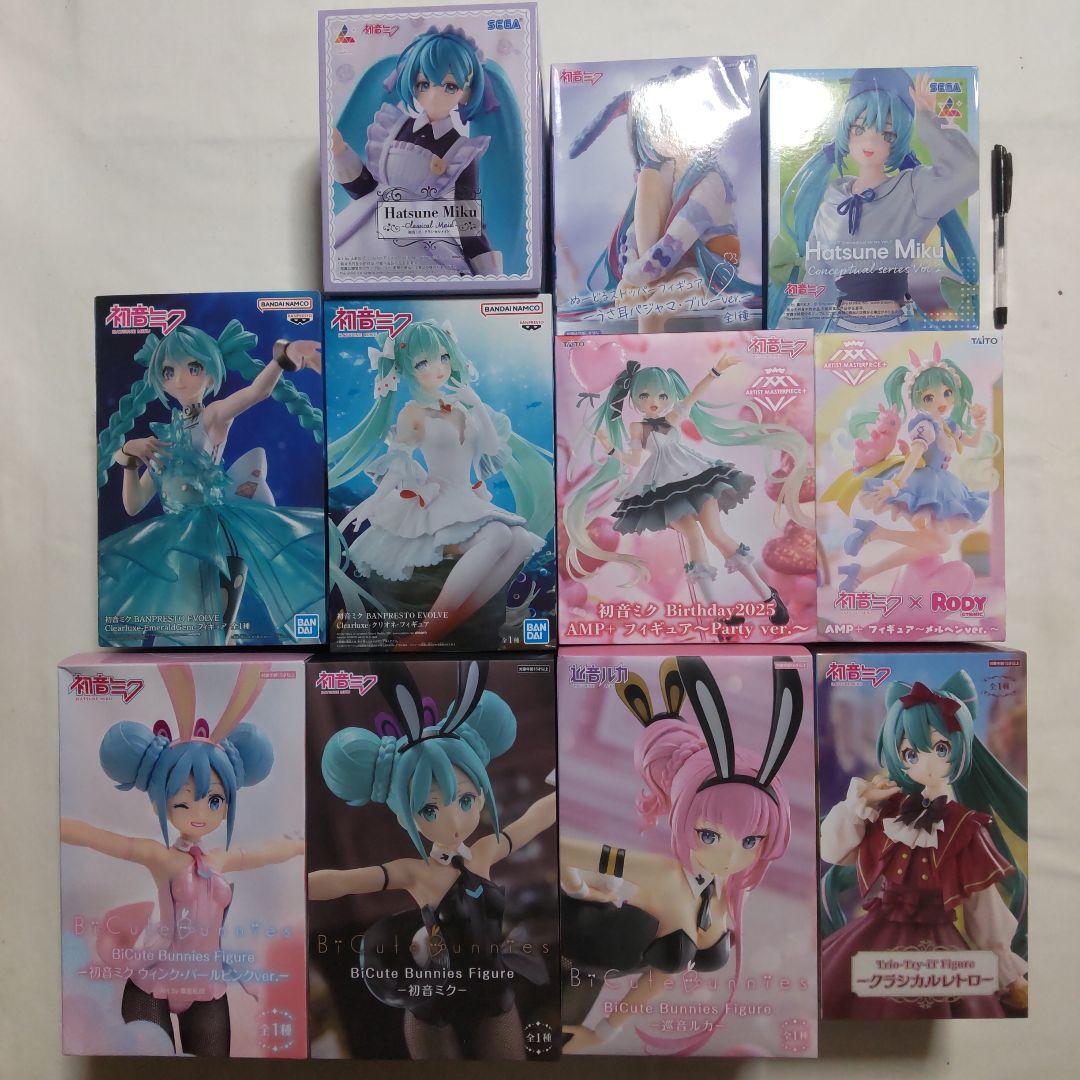 初音ミク 巡音ルカ セガ フリュー タイトー バンプレスト フィギュア 11体