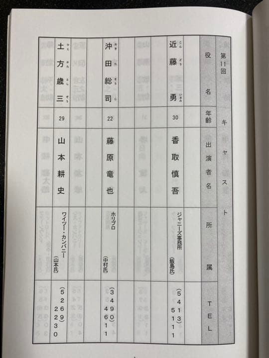 大河ドラマ●新選組!● 第4話 台本 三谷幸喜 香取慎吾 山本耕史 藤原竜也