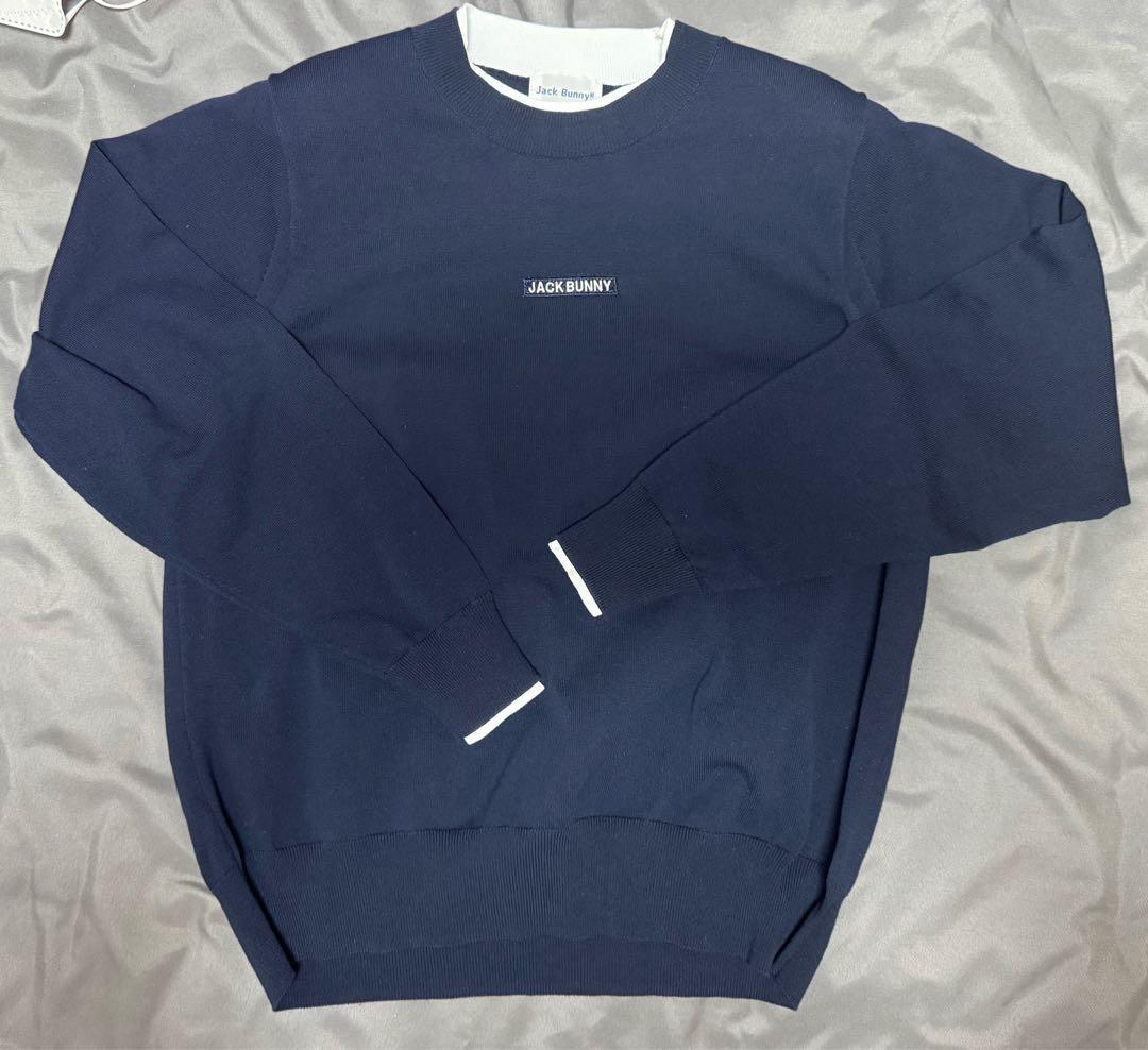 Jack Bunny!! ジャックバニー トップス ネイビー＆ホワイト 激安！