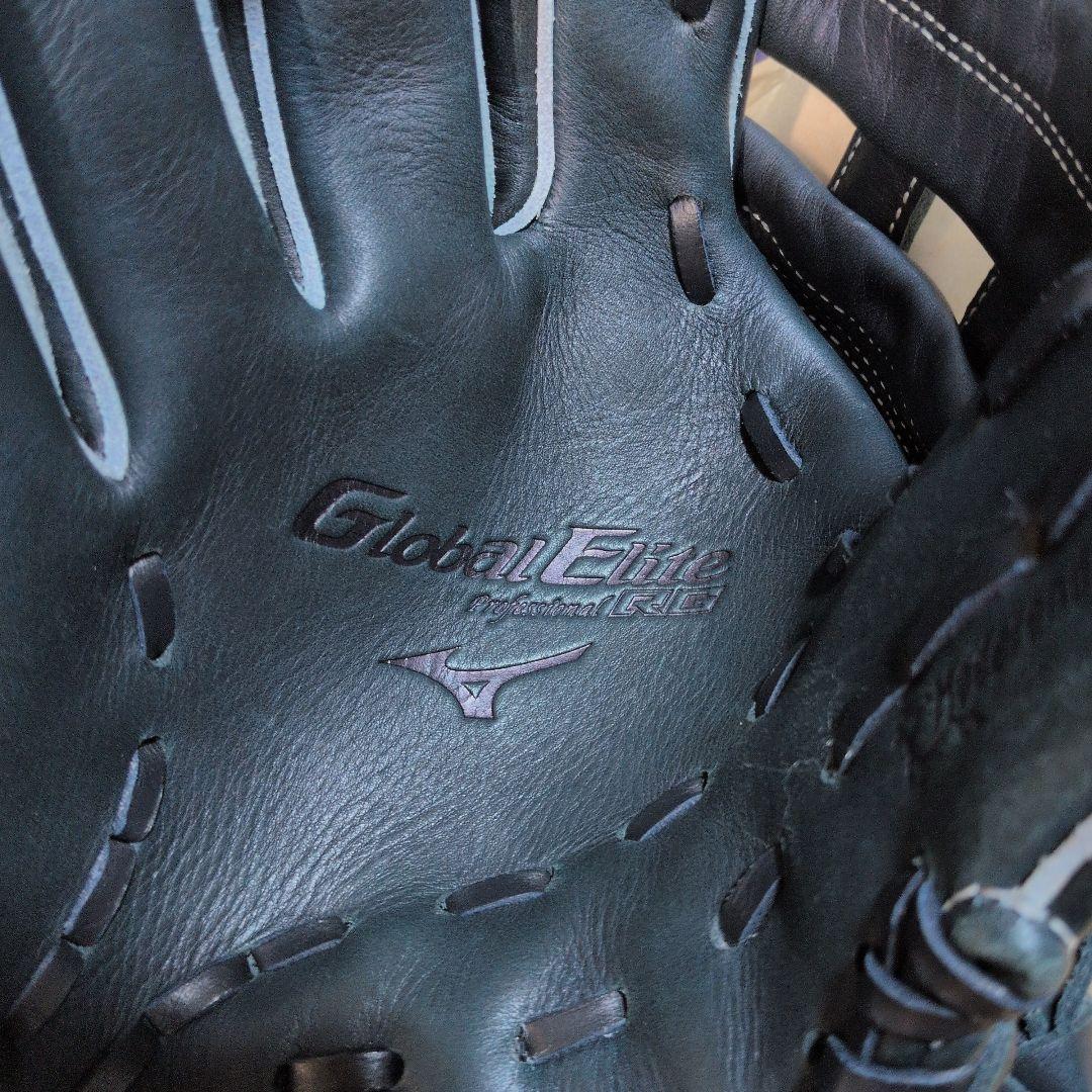 ミズノ:少年軟式グラブ:左投げ用:外野手:桑原将志モデル:サイズL:色グリーン系